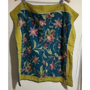 Kassie Home Floral, throw pillowcase embroidery geometric Square Colorful 28x28